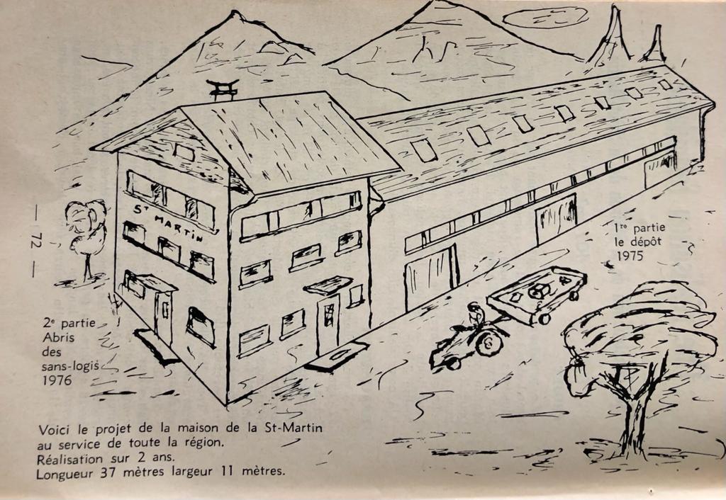 Projet initial de la Maison Saint-Martin